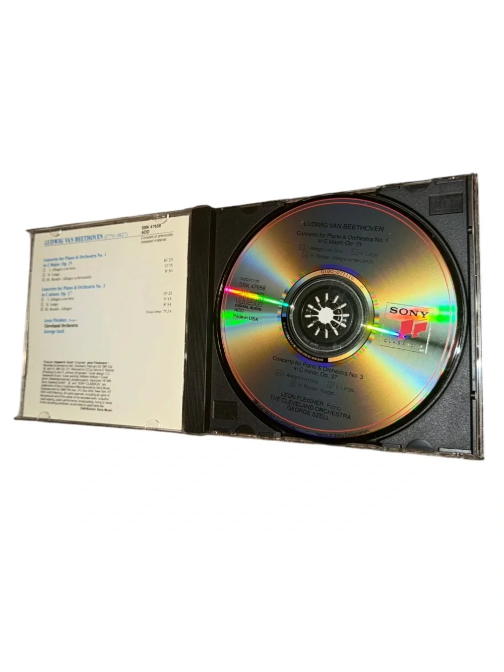 Sony Essential Classics CD — Blue and Black Artwork